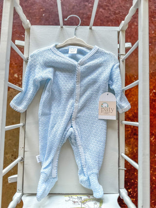 Blue Paty Pal Footie - Everyday EDEN Boutique & Gifts