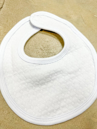 Blue Quilted Baby Bib - Everyday EDEN Boutique & Gifts
