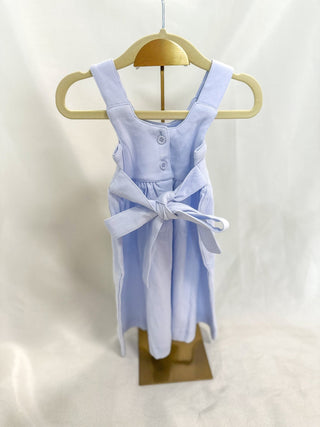 Blue Tie Back Dress - Everyday EDEN Boutique & Gifts