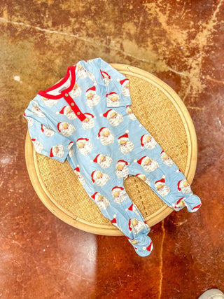 Blue Vintage Santa Sleeper - Everyday EDEN Boutique & Gifts