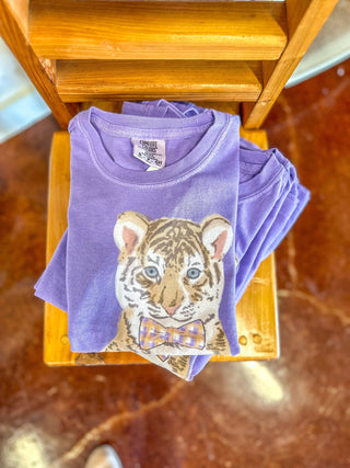 Boys Purple Sweet Little Tigers Tee - Everyday EDEN Boutique & Gifts