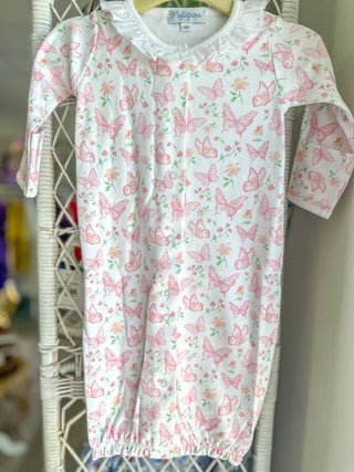 Butterflies Print Converter Gown - Everyday EDEN Boutique & Gifts