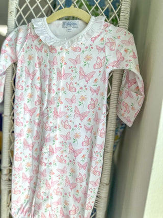 Butterflies Print Converter Gown - Everyday EDEN Boutique & Gifts