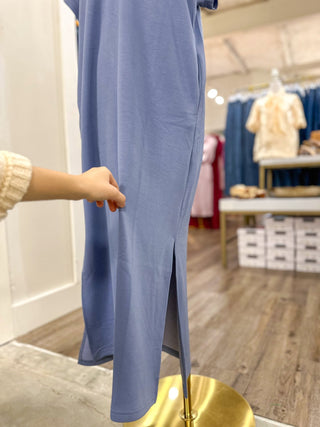Chambray Easy Does It Maxi Dress - Everyday EDEN Boutique & Gifts