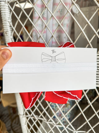 Christmas Tree Cake Embroidered Headband Bow - Everyday EDEN Boutique & Gifts