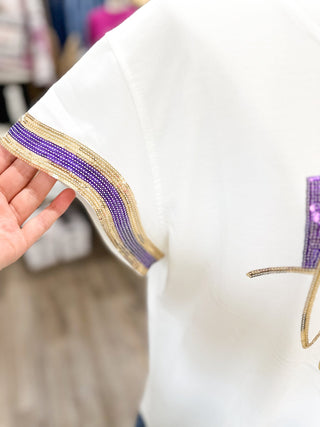 Cindy LSU Tigers Top - Everyday EDEN Boutique & Gifts