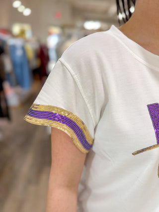 Cindy LSU Tigers Top - Everyday EDEN Boutique & Gifts