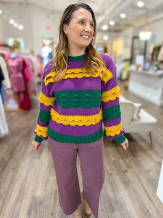 Clara Taro Purple Five Button Wide Leg Jeans - Everyday EDEN Boutique & Gifts