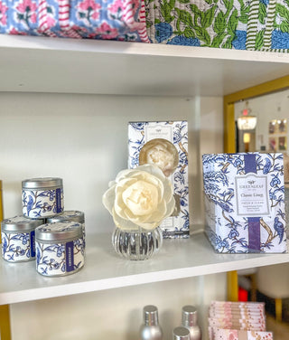 Classic Linen Flower Diffuser - Greenleaf - Everyday EDEN Boutique & Gifts