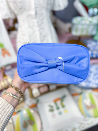 Cornflower Kiss & Makeup Medium Makeup Bag - Everyday EDEN Boutique & Gifts