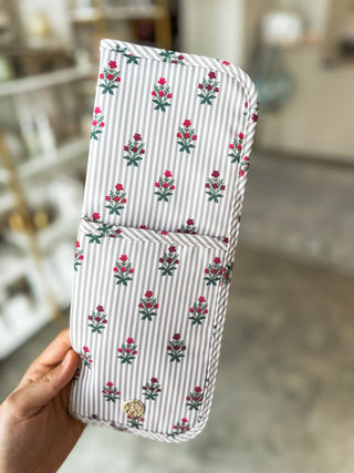 Cottage Stripes Hot Tools Cover - Everyday EDEN Boutique & Gifts