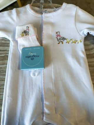 Cuddle & Quack Footie - Magnolia Baby - Everyday EDEN Boutique & Gifts