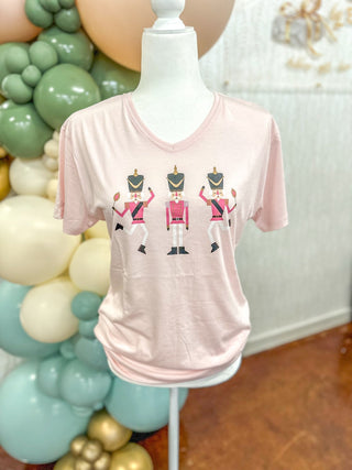 Dancing Nutcracker V - Neck T-Shirt - Everyday EDEN Boutique & Gifts