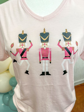 Dancing Nutcracker V - Neck T-Shirt - Everyday EDEN Boutique & Gifts