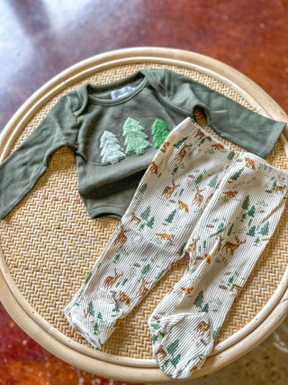 Deer Crawler & Pant Set - Everyday EDEN Boutique & Gifts