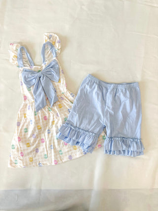 Easter Garden Girl Short Set - Everyday EDEN Boutique & Gifts