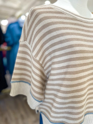 Easy Living Stripe Short Sleeve Top - Everyday EDEN Boutique & Gifts