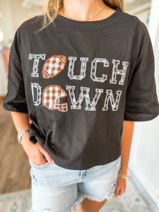 Field Goals & Gingham Sequin Top - Everyday EDEN Boutique & Gifts