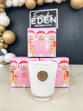 Fresh Gingerbread 8oz Designer Box Candle - Everyday EDEN Boutique & Gifts