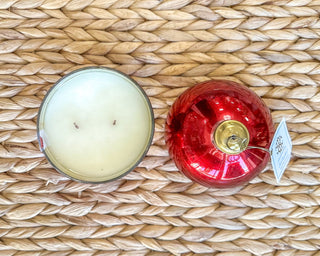 Fresh Gingerbread Glass Ornament Candle - Everyday EDEN Boutique & Gifts