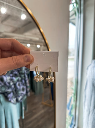 Freshwater Pearl Cluster Earrings - Everyday EDEN Boutique & Gifts