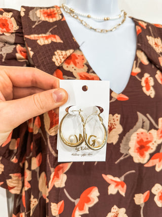 Freshwater Pearl Hoop Earrings - Everyday EDEN Boutique & Gifts