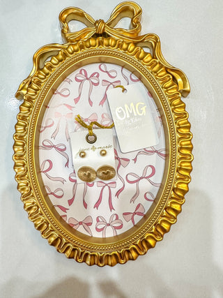 Gold Ball & Heart Circle Earring - Everyday EDEN Boutique & Gifts