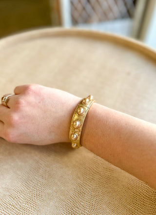 Gold Color Crush Gold Stretch Bracelet - Everyday EDEN Boutique & Gifts