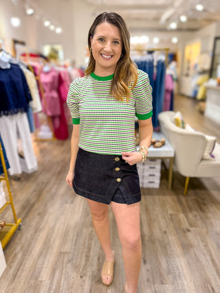 Green Color Parade Knit Top - Everyday EDEN Boutique & Gifts