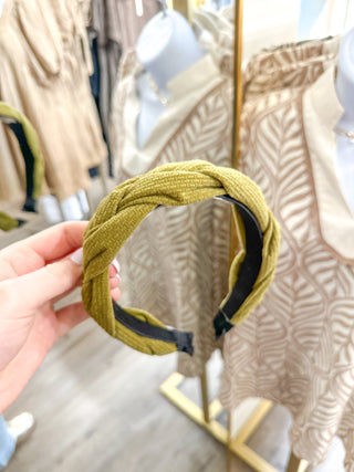 Green Comfy Braid Headband - Everyday EDEN Boutique & Gifts