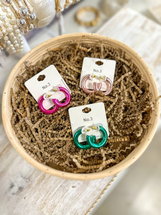 Green Showstopper Hoop Earrings - Everyday EDEN Boutique & Gifts