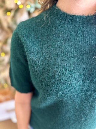 Hunter Green Timeless Ease Sweater Top - Everyday EDEN Boutique & Gifts
