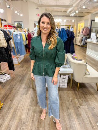 Imaginative High Rise Distressed Hem Crop Wide Leg Denim - Everyday EDEN Boutique & Gifts