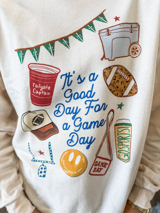 It's a Good Day for a Game Day Sweatshirt - Everyday EDEN Boutique & Gifts