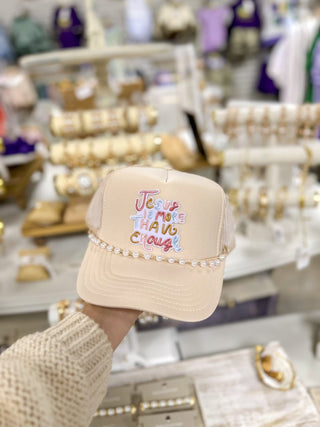 Jesus Is More Than Enough Trucker Hat - Everyday EDEN Boutique & Gifts