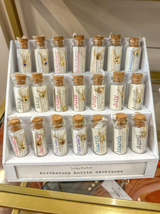 June - Birthstone In A Bottle Necklace - Everyday EDEN Boutique & Gifts