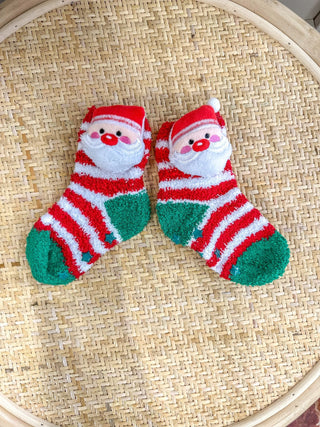 Kid's Jolly Santa Cozy Socks - Everyday EDEN Boutique & Gifts