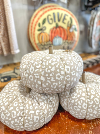 Large Leopard Pumpkin Sitter - Everyday EDEN Boutique & Gifts