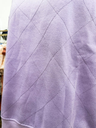 Lavender Fatefully Quilted Top - Everyday EDEN Boutique & Gifts