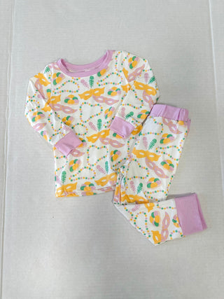 Lavender Mardi Gras Mambo PJ Set - Everyday EDEN Boutique & Gifts