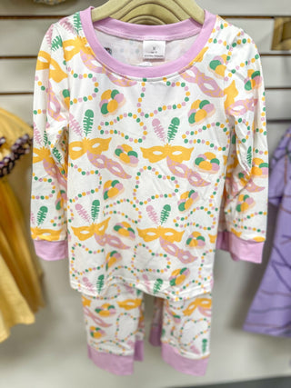 Lavender Mardi Gras Mambo PJ Set - Everyday EDEN Boutique & Gifts