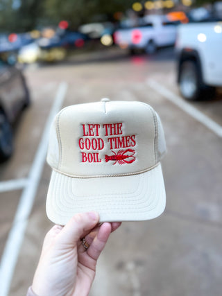 Let the Good Times Boil Crawfish Trucker Hat - Everyday EDEN Boutique & Gifts