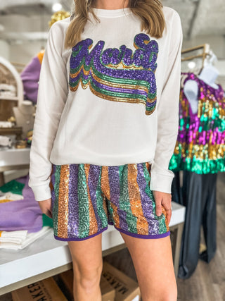 Life of the Pardi Adult Sequin Shorts - Everyday EDEN Boutique & Gifts