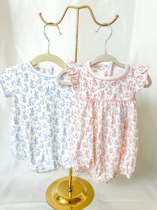 Light Blue Bunny Patch Bubble - Everyday EDEN Boutique & Gifts