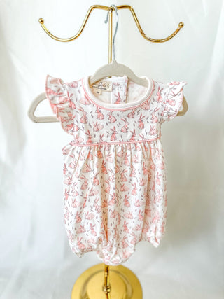 Light Pink Bunny Patch Bubble - Everyday EDEN Boutique & Gifts