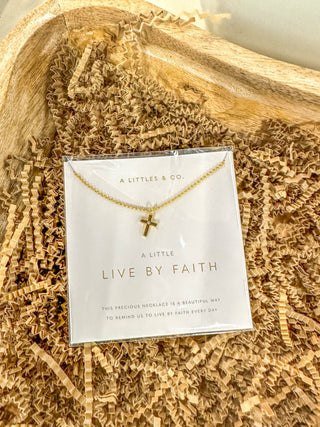 Live By Faith Necklace - Everyday EDEN Boutique & Gifts