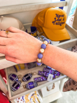 LSU Gameday Girl Bracelet - Everyday EDEN Boutique & Gifts