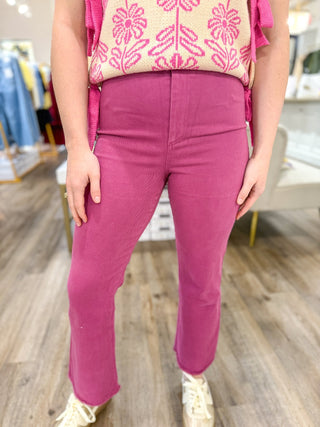 Magenta Adaptable Fabric Pants - Everyday EDEN Boutique & Gifts
