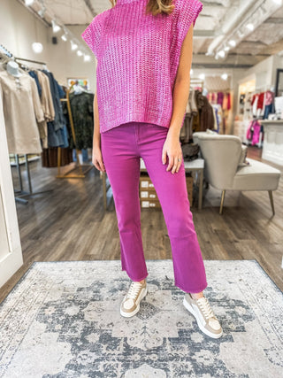 Magenta Adaptable Fabric Pants - Everyday EDEN Boutique & Gifts