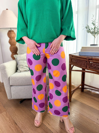 Mardi Dot Party Wide Leg Pants - Everyday EDEN Boutique & Gifts